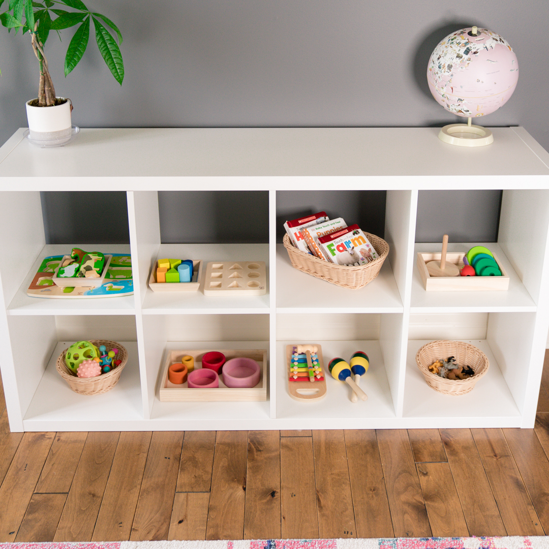 Montessori Shelves - How We Set Ours Up 