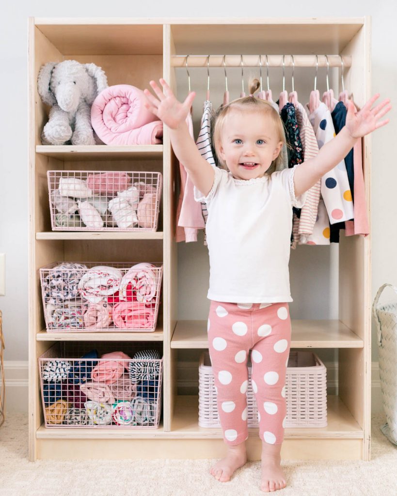 Montessori Wardrobe and Toddler