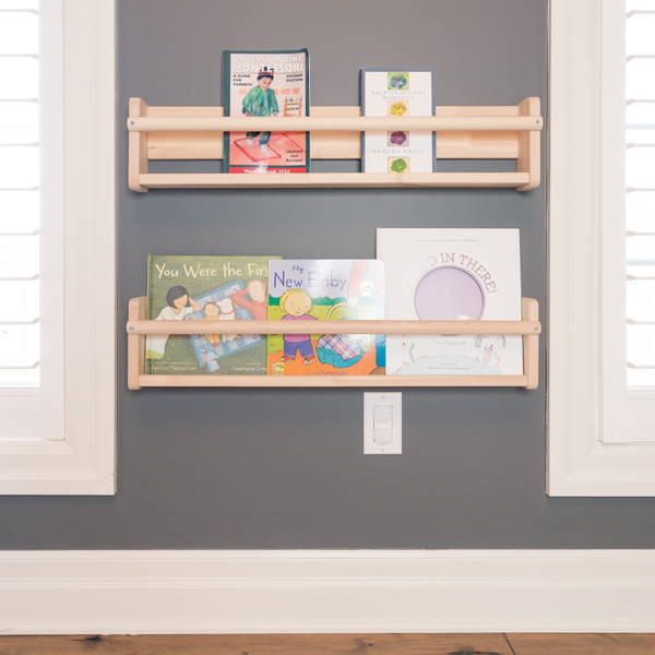 Montessori Playroom Bookshelf