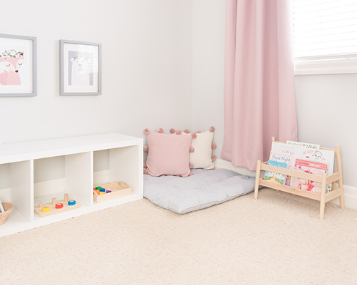 Toddler Montessori Reading Nook