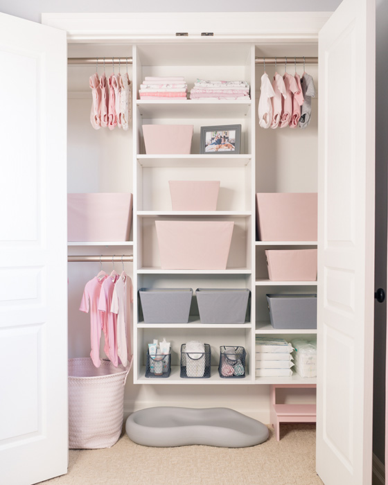 Nursery Built-In Closet